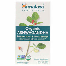 Ashwagandha Organic, 60 Caplets, by Himalaya