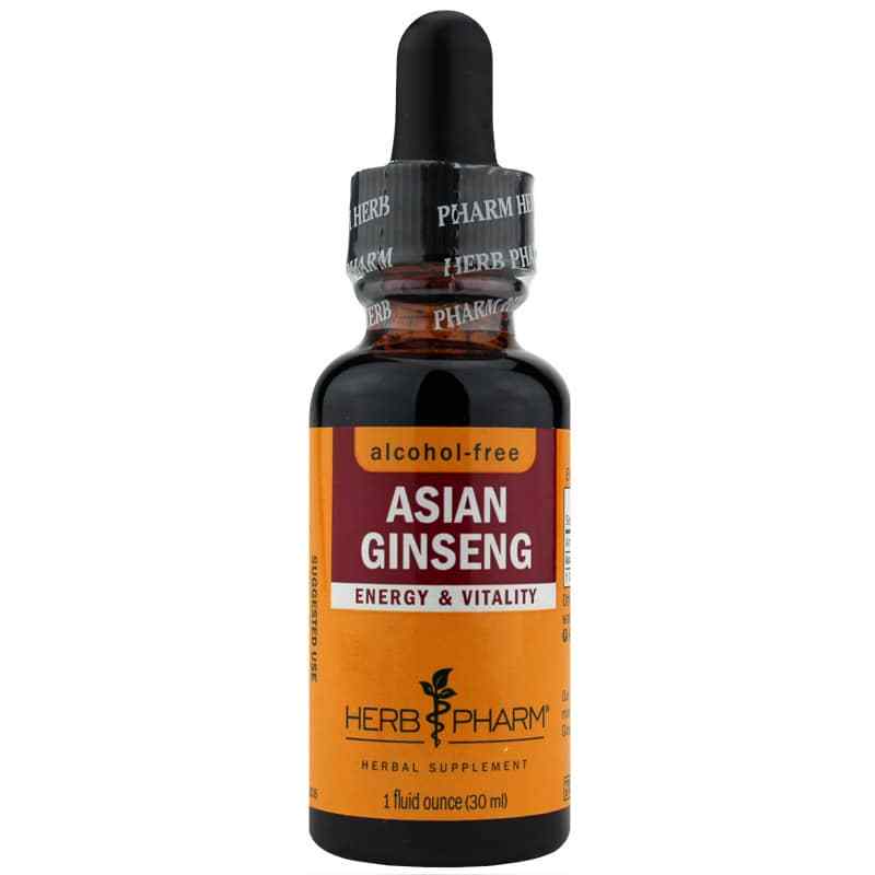 Asian Ginseng Alcohol Free, by Herb Pharm