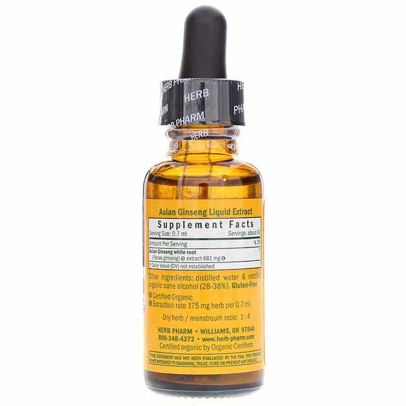 Asian Ginseng Extract, 1 Oz, by Herb Pharm, image #2