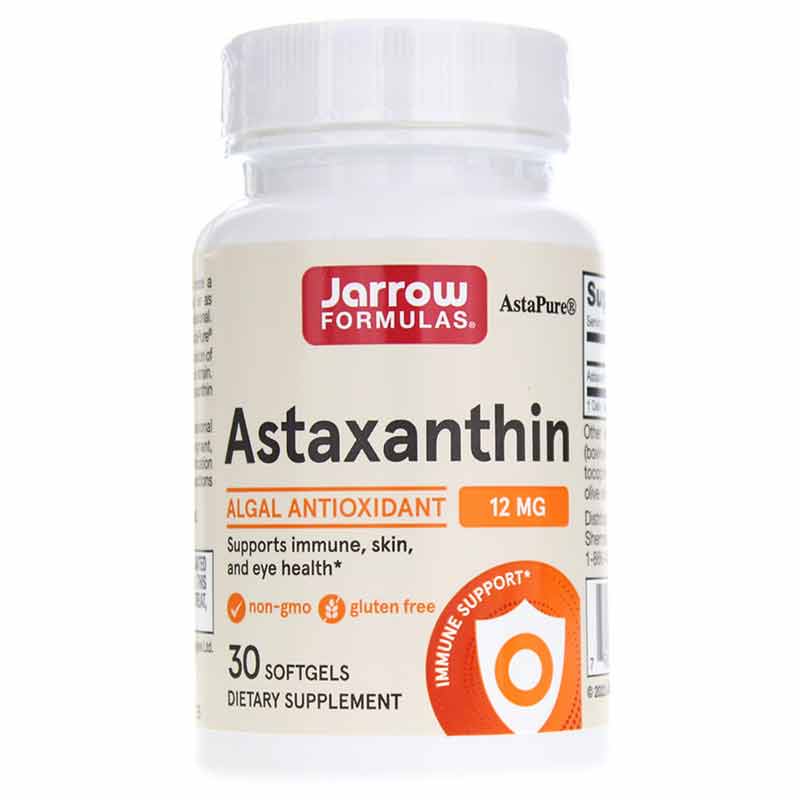 Astaxanthin 12 Mg, 30 Softgels, by Jarrow Formulas