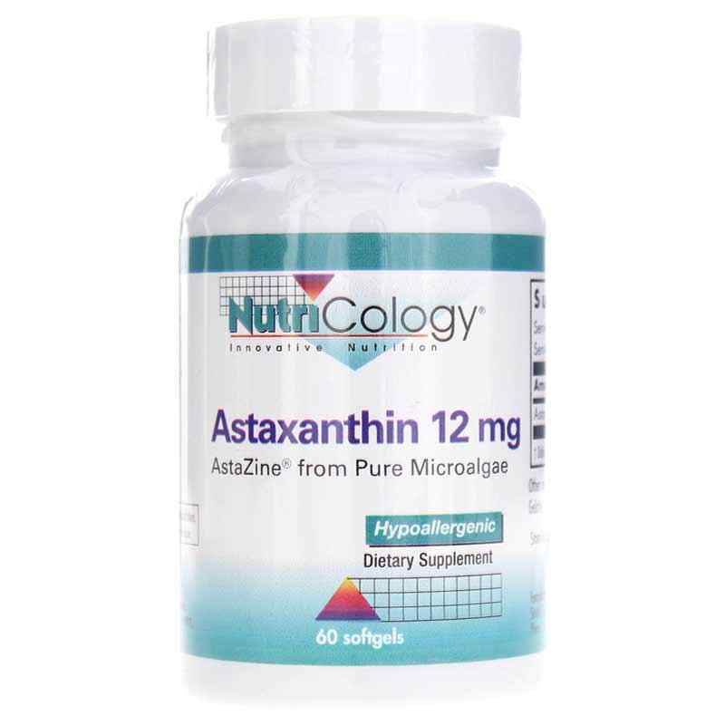 Astaxanthin 12 Mg, by Nutricology