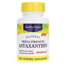 Astaxanthin Triple Strength 12 Mg, 60 Softgels, by Healthy Origins