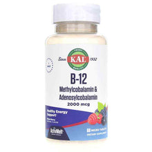 B-12 2000 Mcg as Methylcobalamin & Adenosylcobalamin ActivMelt, by Kal
