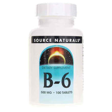 B-6 500 Mg, by Source Naturals