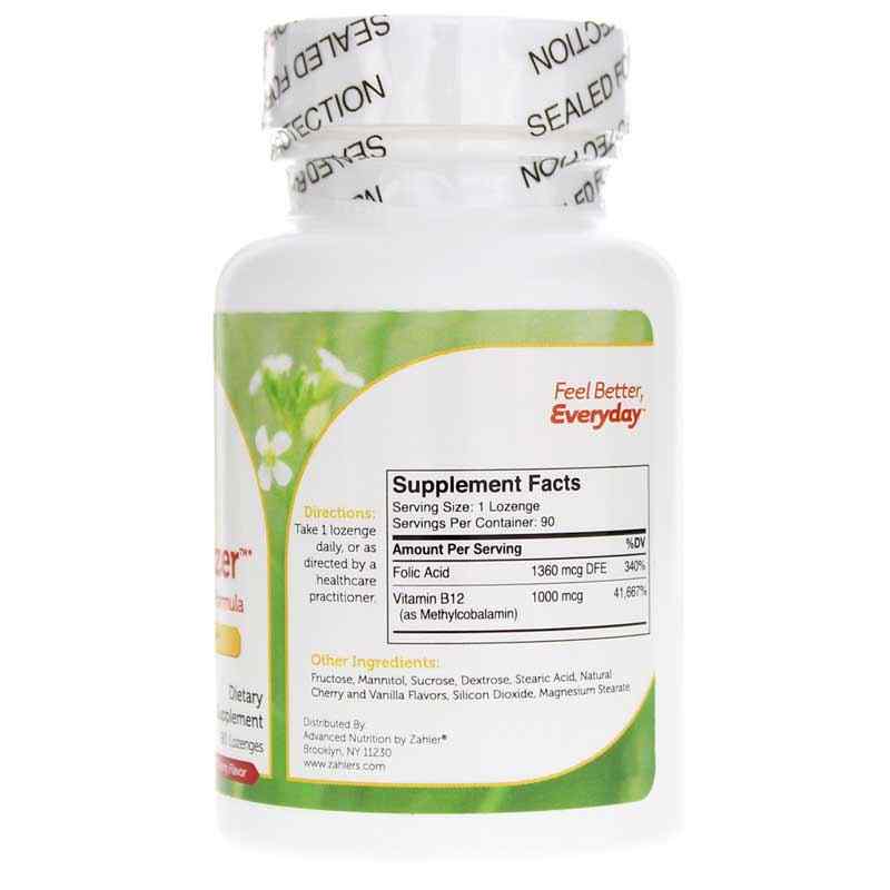 B12 Energizer, 90 Lozenges, by Zahler, image #2
