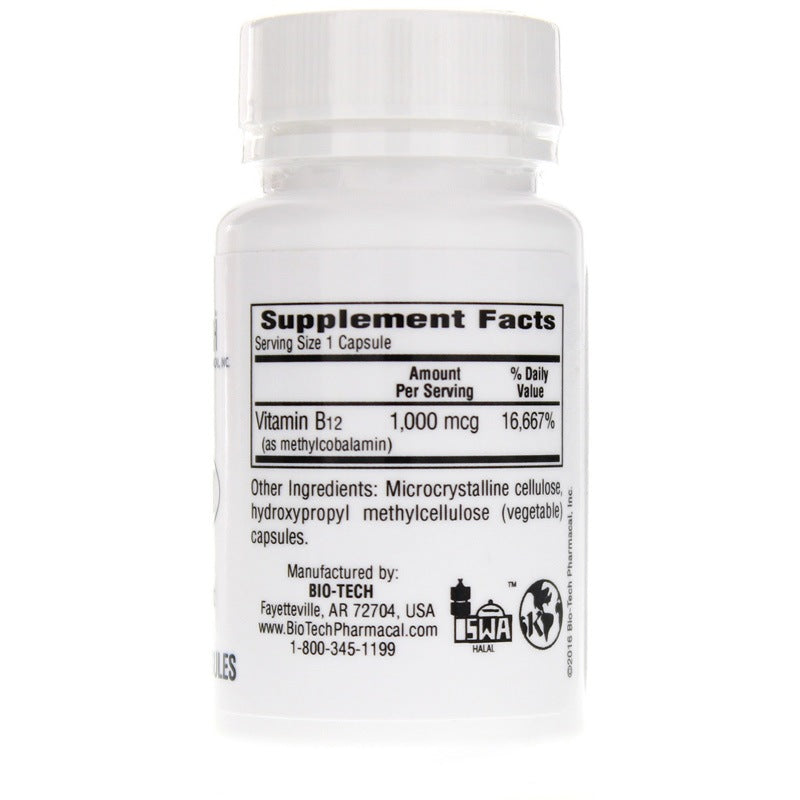 B12-Methyl 1000 Mcg, by Bio-Tech Pharmacal, image #2