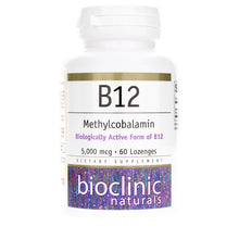 B12 Methylcobalamin 5,000 Mcg, by Bioclinic Naturals