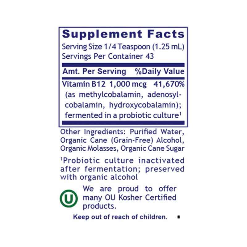 B12-ND Liquid 1,000 Mcg, by Premier Research Labs, image #4