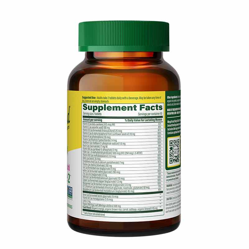 Baby & Me 2 Postnatal Multi, 120 Tablets, by Megafood, image #2