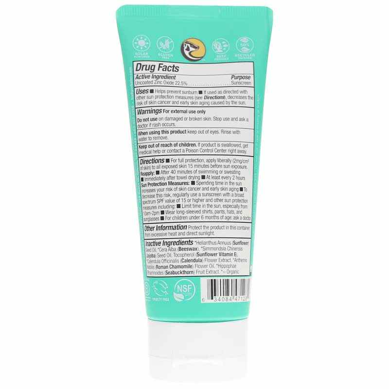 Baby Mineral Sunscreen Cream SPF 40, by Badger, image #2
