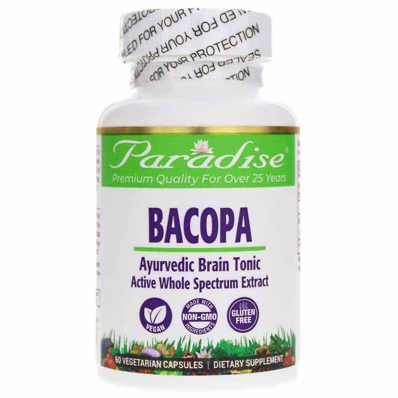 Bacopa Organic 250 Mg, by Paradise Herbs