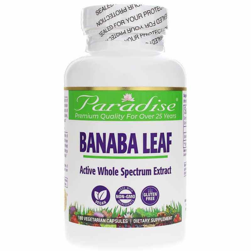 Banaba Leaf, 180 Veg Capsules, by Paradise Herbs