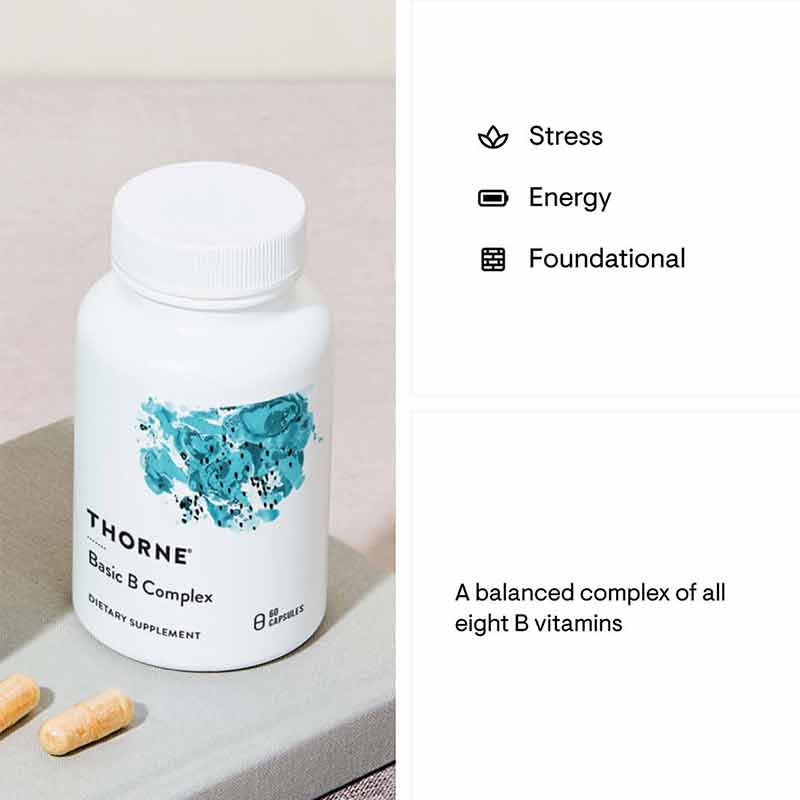 Basic Pro B Basic B Complex, Thorne Research – Professional Supplement Center