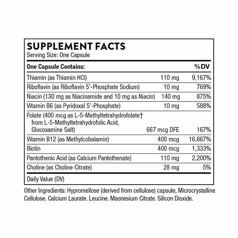 Basic Complex Basic B Complex, Thorne Research – Professional Supplement Center