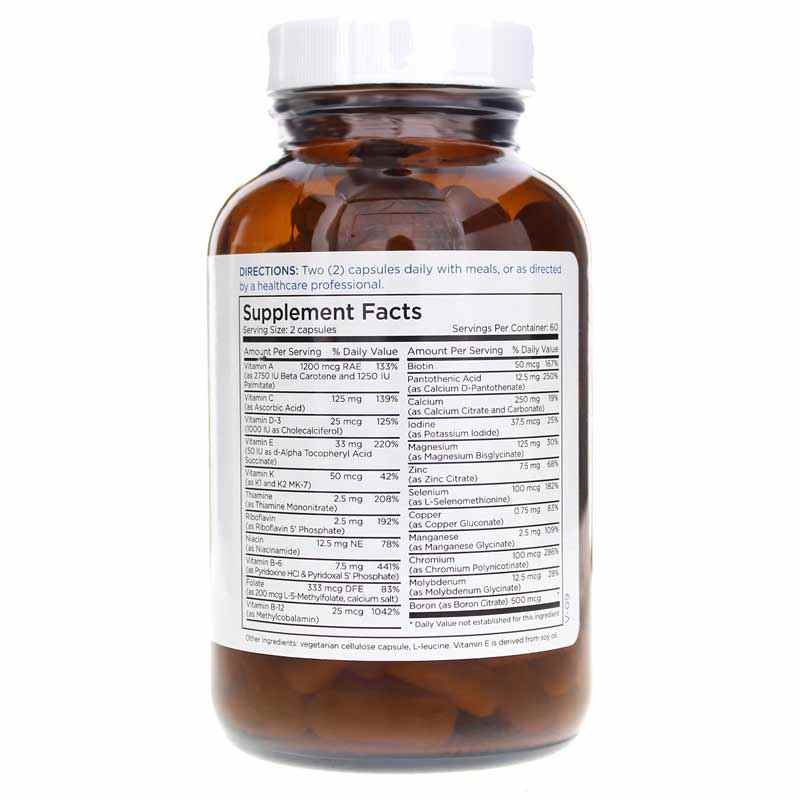 Basic Maintenance Multivitamin w/o Iron Plus Vitamin D3, by Metabolic Maintenance, image #2