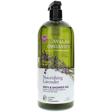 Bath & Shower Gel, Lavender, 32 Oz, by Avalon Organics