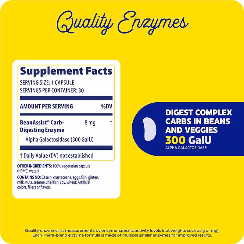 Bean Assist, 30 Capsules, by Enzymedica, image #2