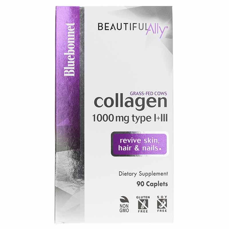 Beautiful Ally Collagen 1000 Mg Types I + III, by Bluebonnet