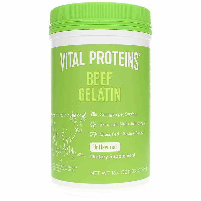 Beef Gelatin Powder Unflavored, 16.4 Oz, by Vital Proteins