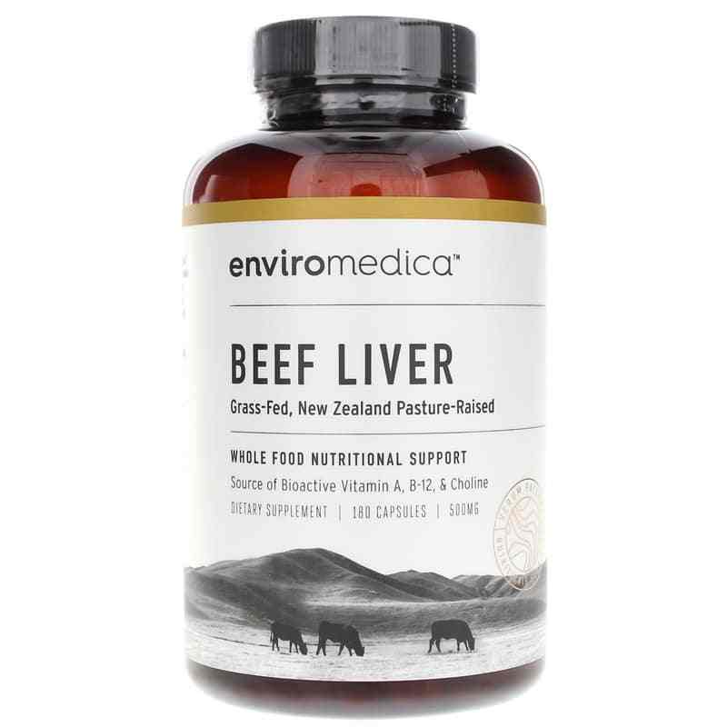 Beef Liver 500 Mg, by Enviromedica