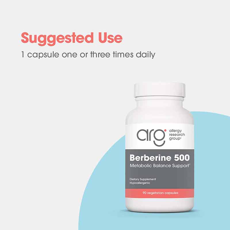 Berberine 500 Metabolic Balance, by Allergy Research Group, image #4