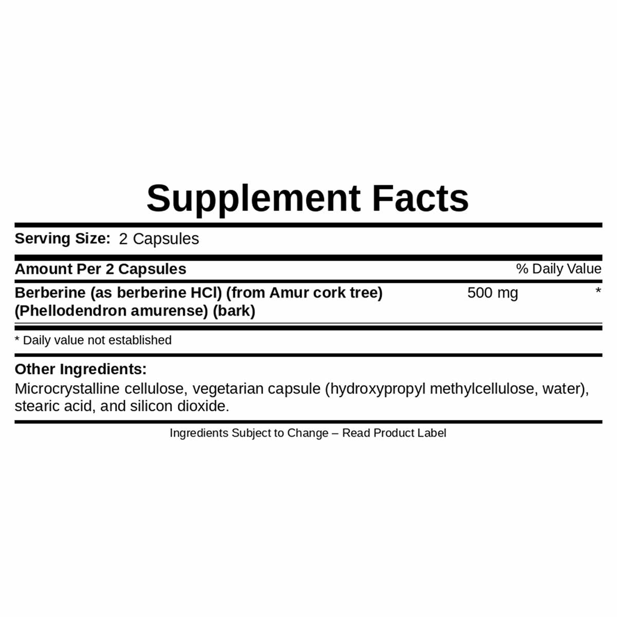 Berberine, 120 Capsules, by SFI Health