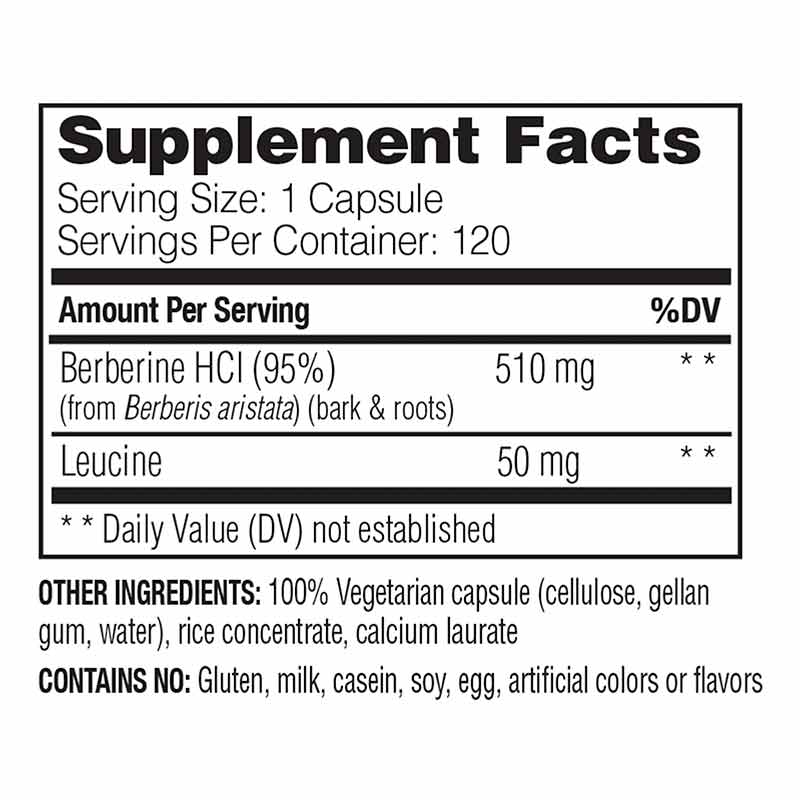 Berberine from Barberry, 120 Capsules, by Enzymedica, image #2