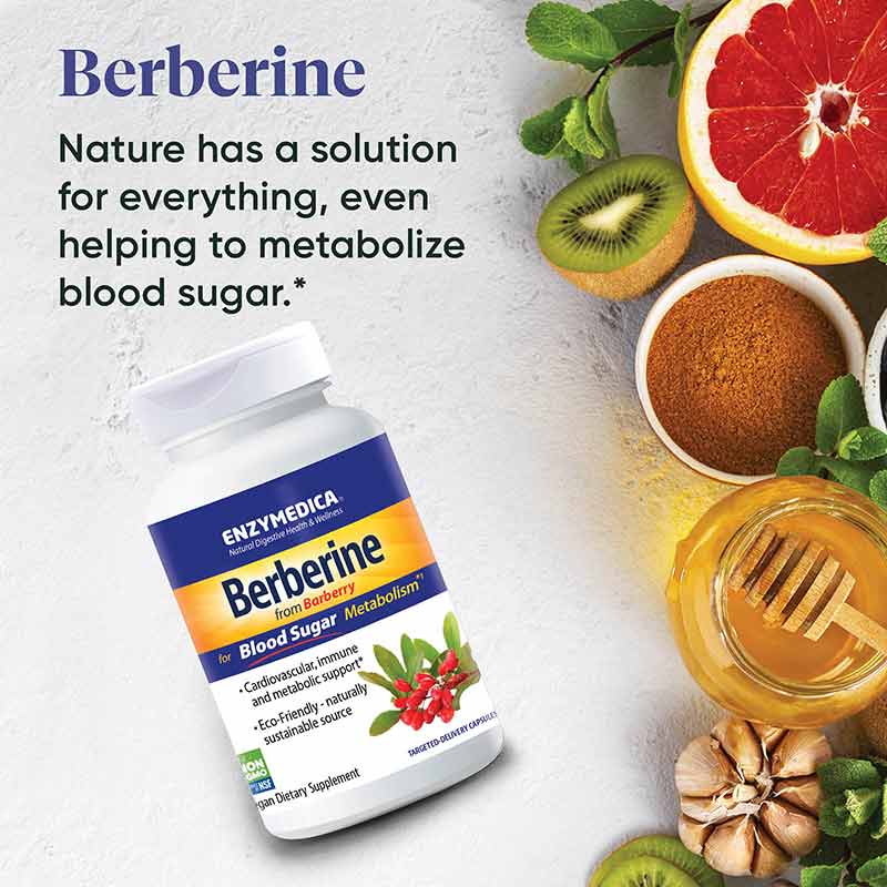 Berberine from Barberry, 60 Capsules, by Enzymedica, image #5