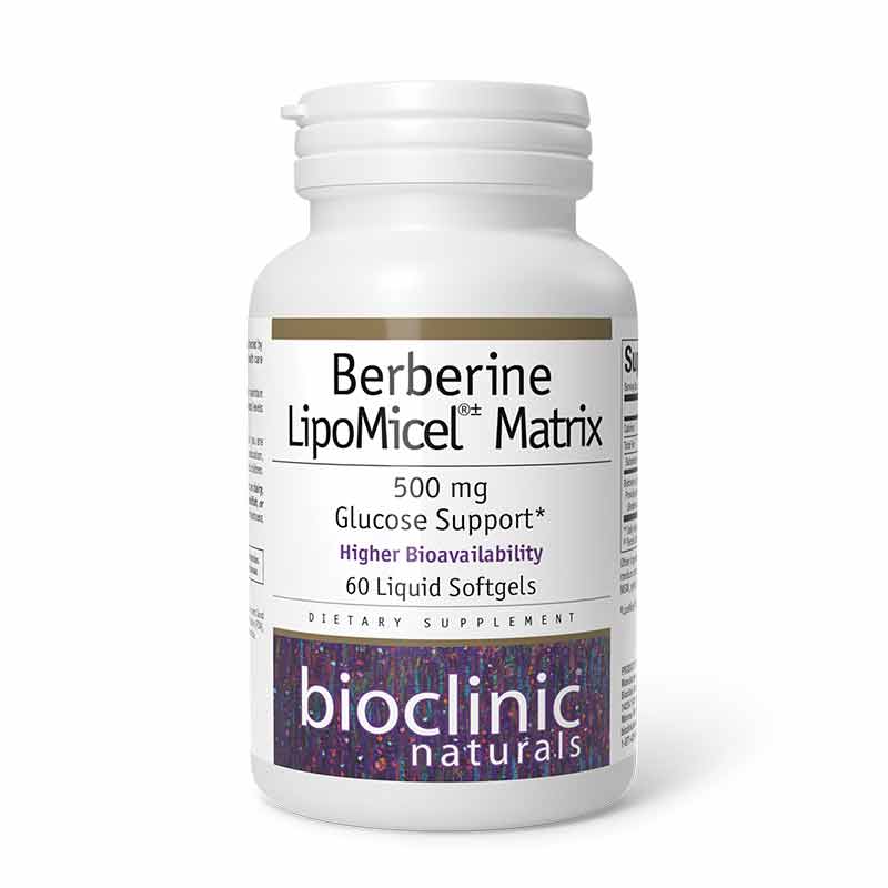 Berberine LipoMicel Matrix, by Bioclinic Naturals