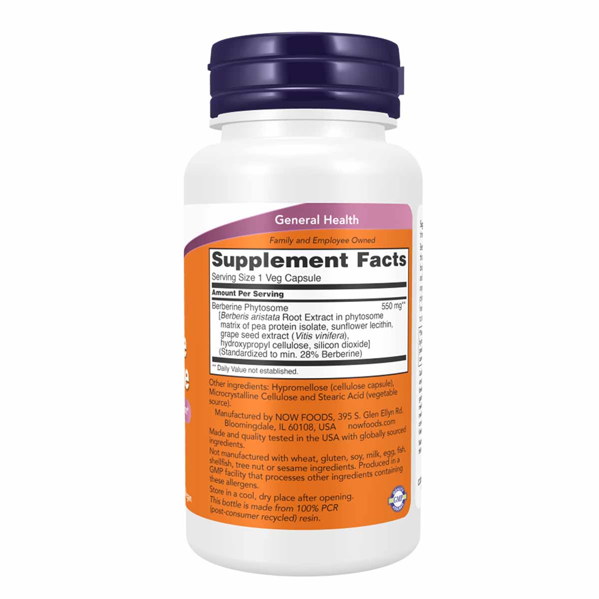Berberine Phytosome, by NOW Foods