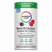Berry D-Licious Vitamin D3 2500 IU, by Rainbow Light