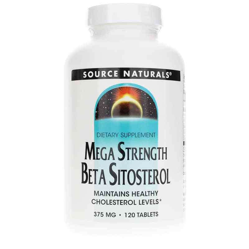 Beta Sitosterol 375 Mg, 120 Tablets, by Source Naturals