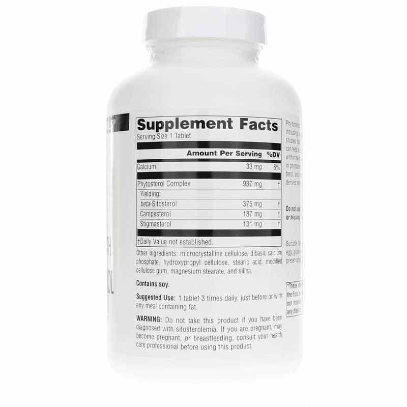 Beta Sitosterol 375 Mg, 120 Tablets, by Source Naturals, image #2