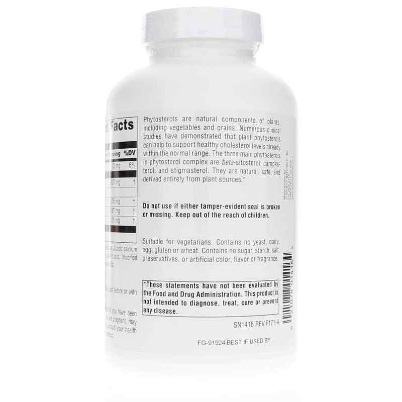 Beta Sitosterol 375 Mg, 120 Tablets, by Source Naturals, image #3