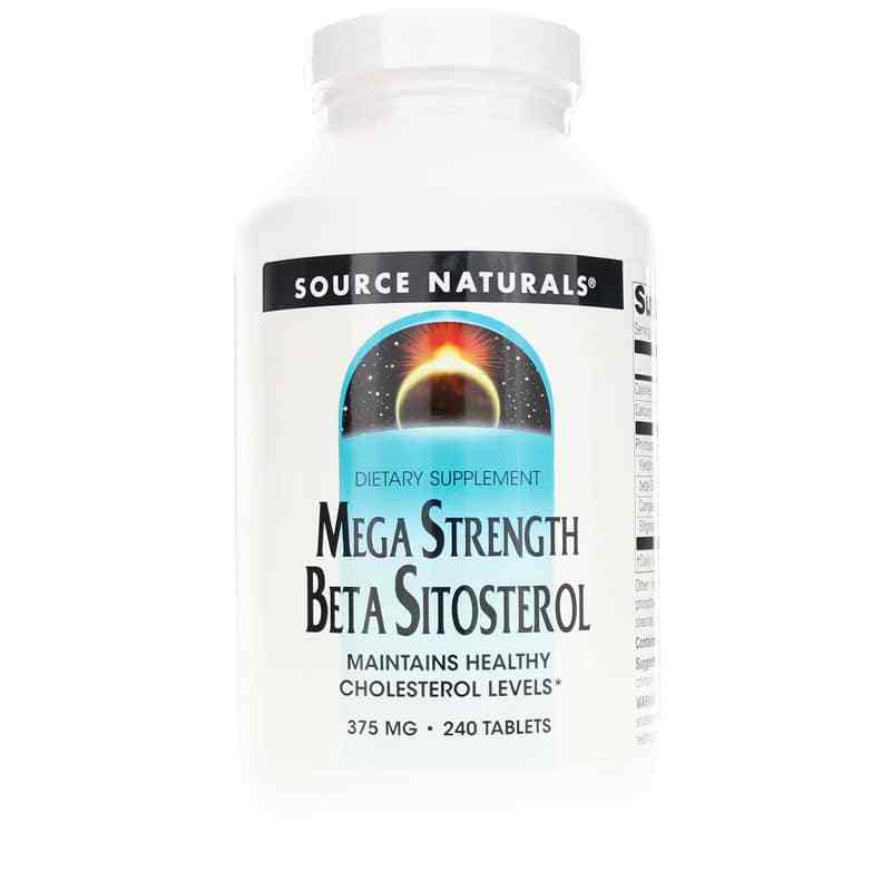 Beta Sitosterol 375 Mg, 240 Tablets, by Source Naturals