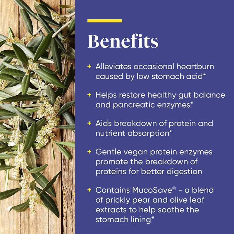 Betaine HCl Fast-Acting, 120 Capsules, by Enzymedica, image #4