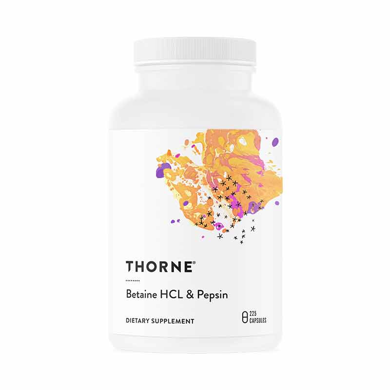 Betaine HCl & Pepsin, 225 Veg Capsules, by Thorne Research