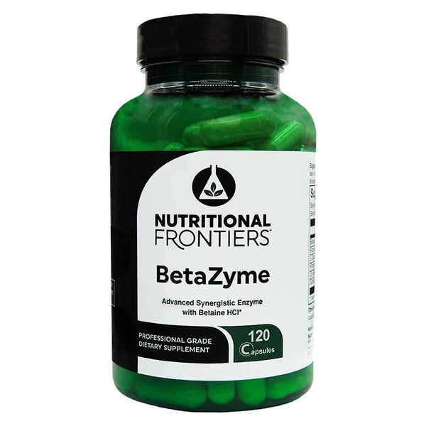 betaine hcl and glutathione synergy BetaZyme Advanced Synergistic Enzyme with Betaine HCl, Nutritional Frontiers – Professional Supplement Center