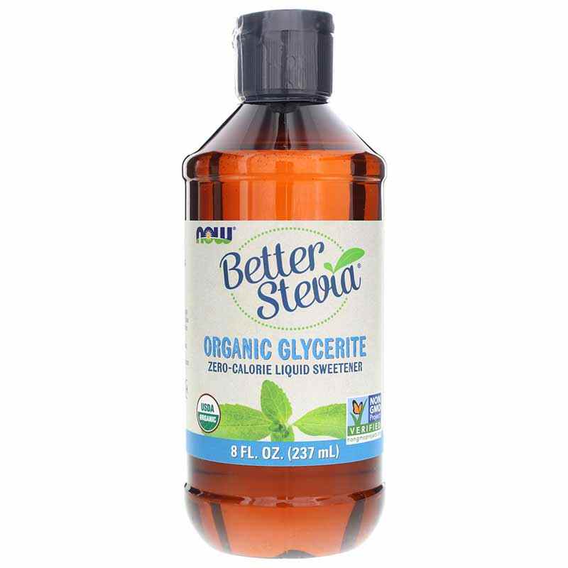 Better Stevia Glycerite, 8 Oz, by NOW Foods