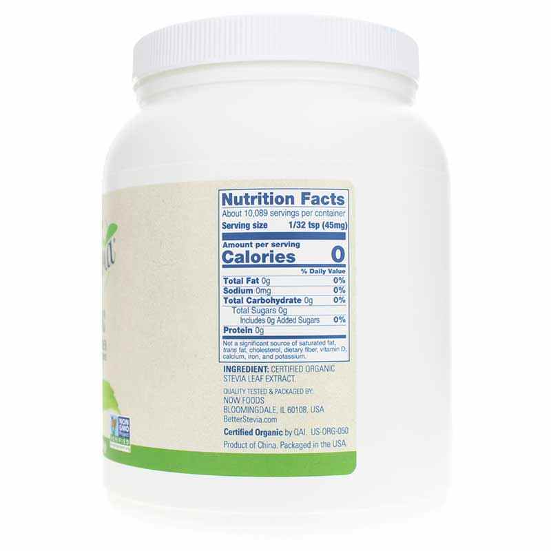 Better Stevia Organic Extract Powder, 16 Oz, by NOW Foods, image #2