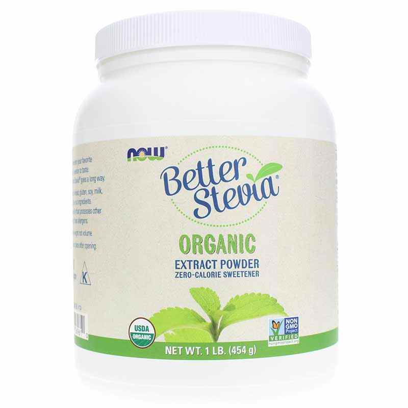 Better Stevia Organic Extract Powder, NOW Foods – Professional ...