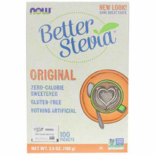 Better Stevia Sweetener Packets, by NOW Foods