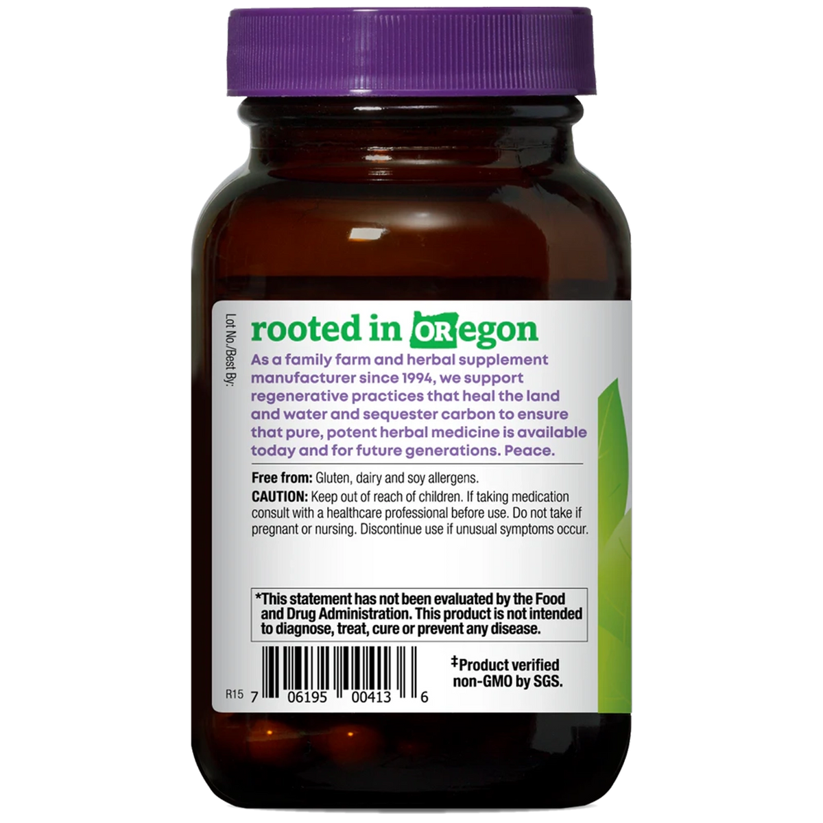 Bilberry, 60 Vegan Capsules, by Oregons Wild Harvest