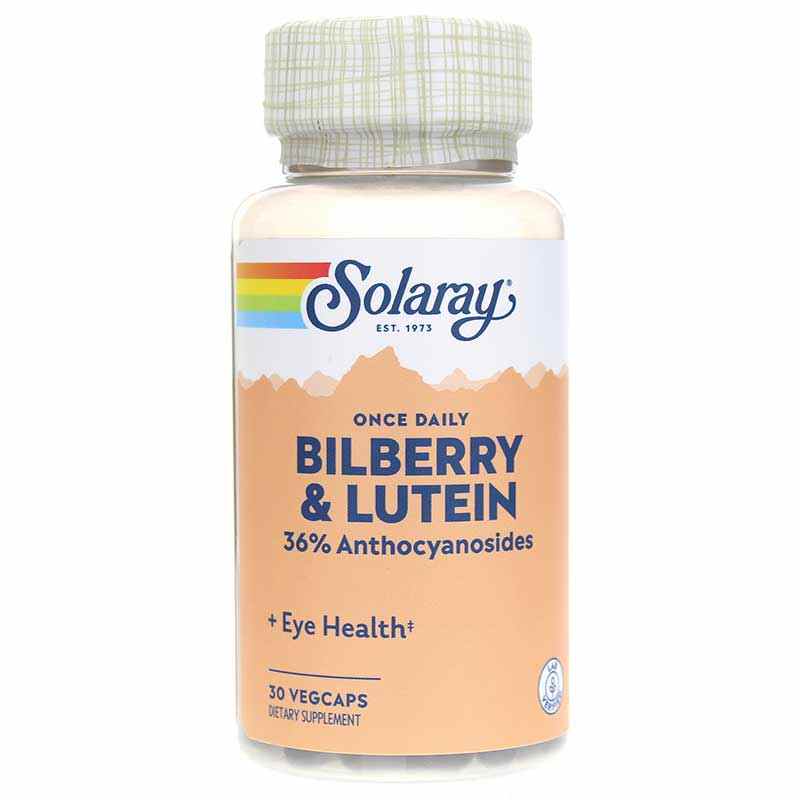 Bilberry & Lutein One Daily, by Solaray