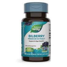 Bilberry Premium Extract 25% Anthocyanins, by Natures Way