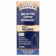 Bio-Active Copper Hydrosol, 16 Oz, by Sovereign Silver
