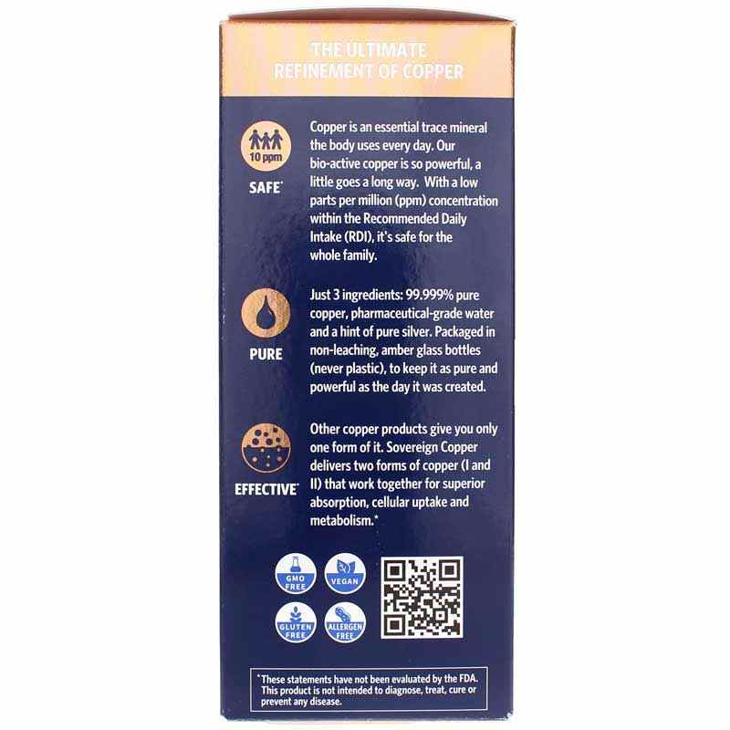 Bio-Active Copper Hydrosol, 16 Oz, by Sovereign Silver, image #4