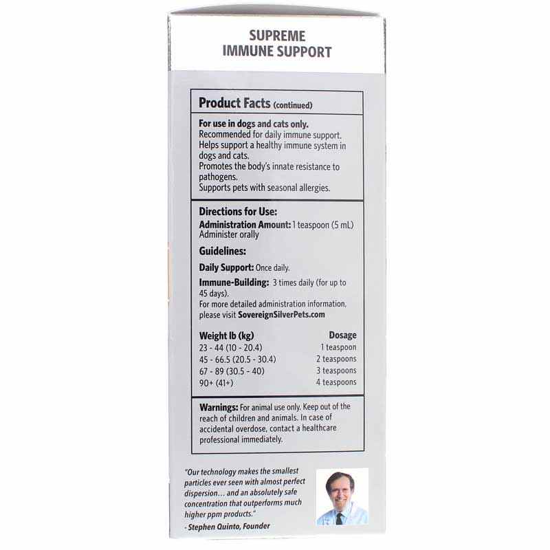 Bio-Active Silver for Pets, 16 Oz, by Sovereign Silver, image #4