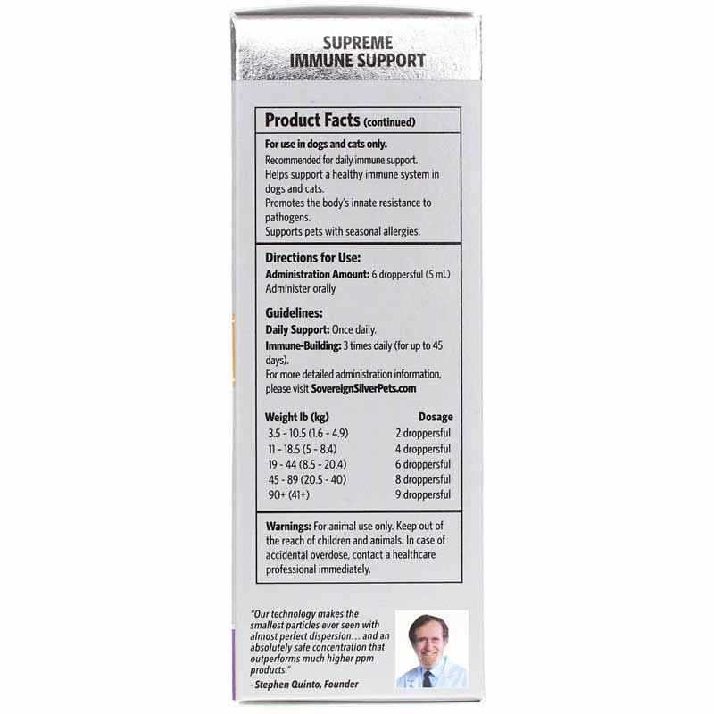 Bio-Active Silver for Pets Dropper, 4 Oz, by Sovereign Silver, image #4