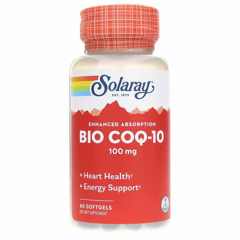 Bio-CoQ-10 100 Mg, 60 Softgels, by Solaray
